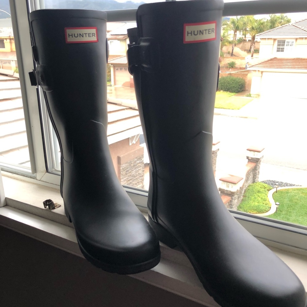 Hunter slim fit rain boots